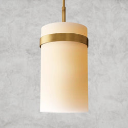 Ravelle Milk Glass Pendant 5", 8", 10", 12"