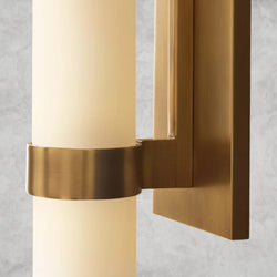 Ravelle Milk Glass Sconce 12"