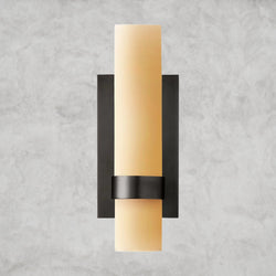 Ravelle Milk Glass Sconce 12"