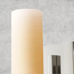 Ravelle Milk Glass Sconce 12"