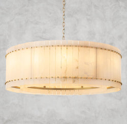 San Marco Alabaster Round Chandelier 22", 37", 48", 60"