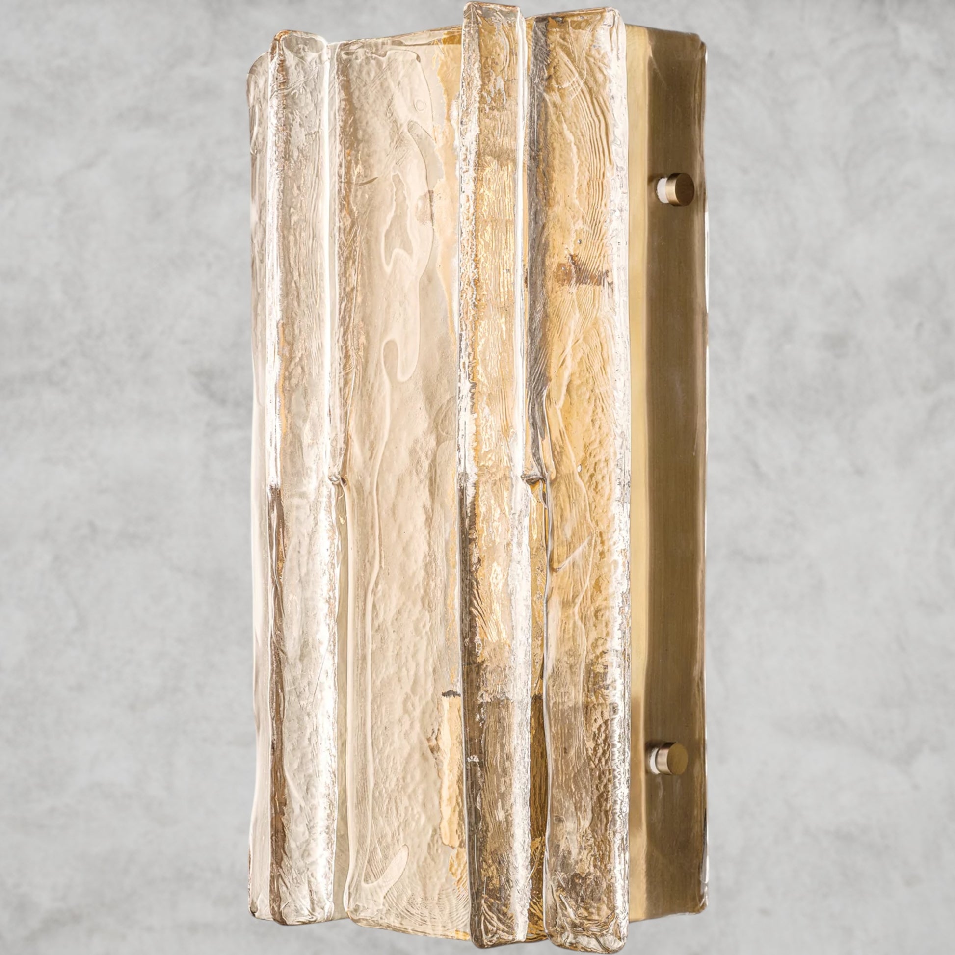 Lattice Clear Glass Sconce 15", 30"