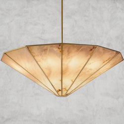 Lucette Alabaster Round Chandelier