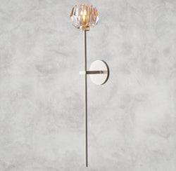 Boule de Cristal Clear Glass Grand Sconce