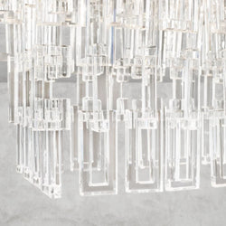 Marignan Tiered Rectangular Chandelier 60", 72"