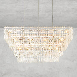 Marignan Tiered Rectangular Chandelier 60", 72"
