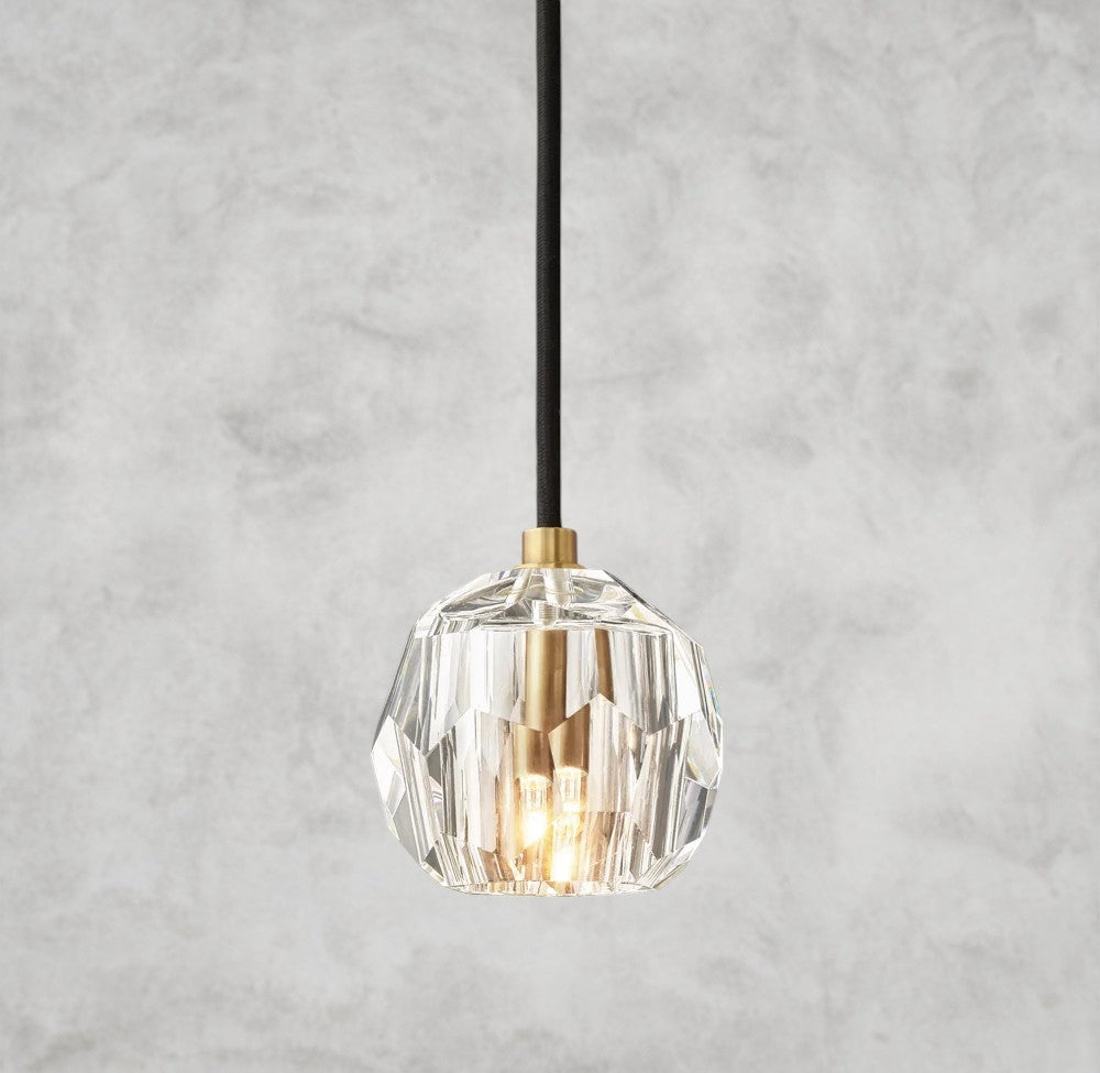 Boule De Cristal Cord Pendant