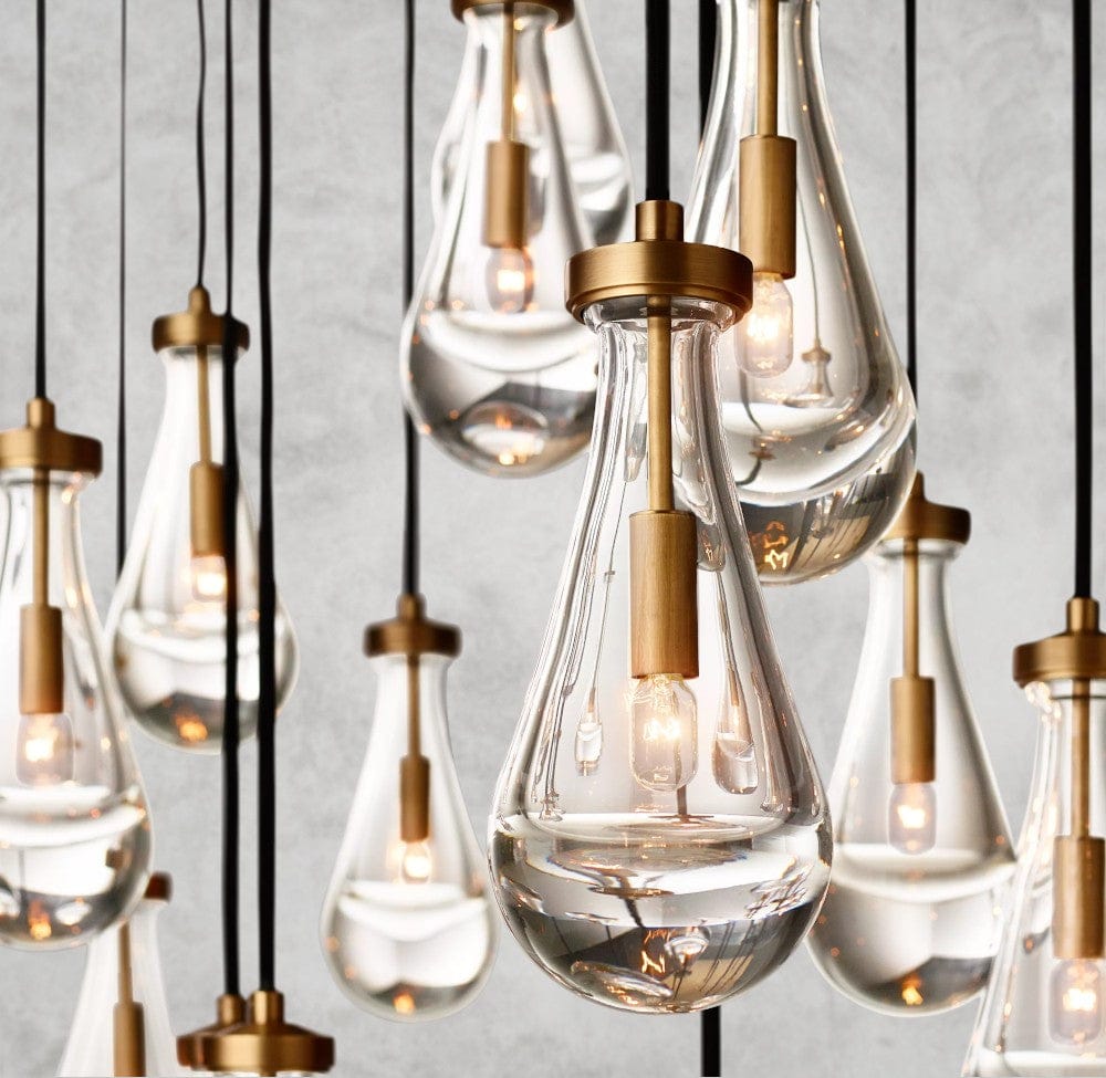 Rain Rectangular Chandelier 54
