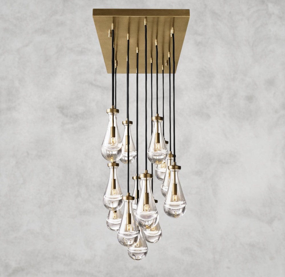 Rain Rectangular Chandelier 54
