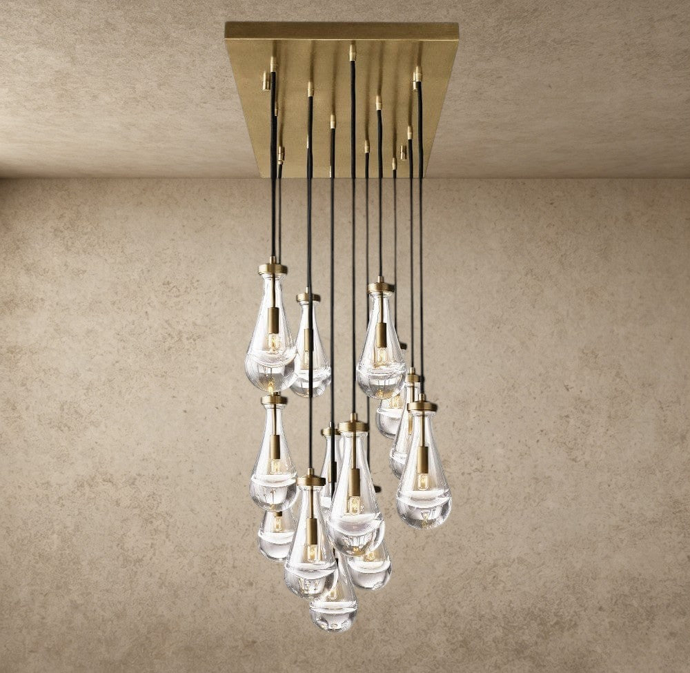 Rain Rectangular Chandelier 54", 72"