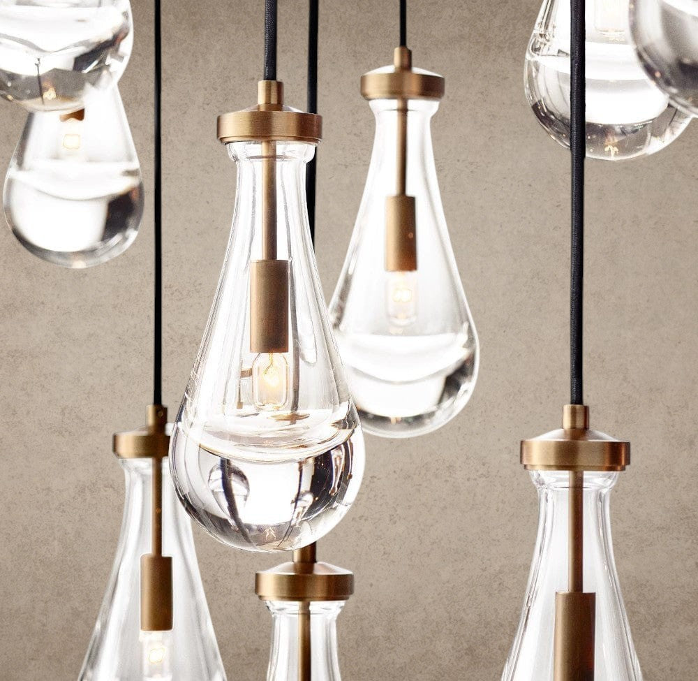 Rain Rectangular Chandelier 54", 72"