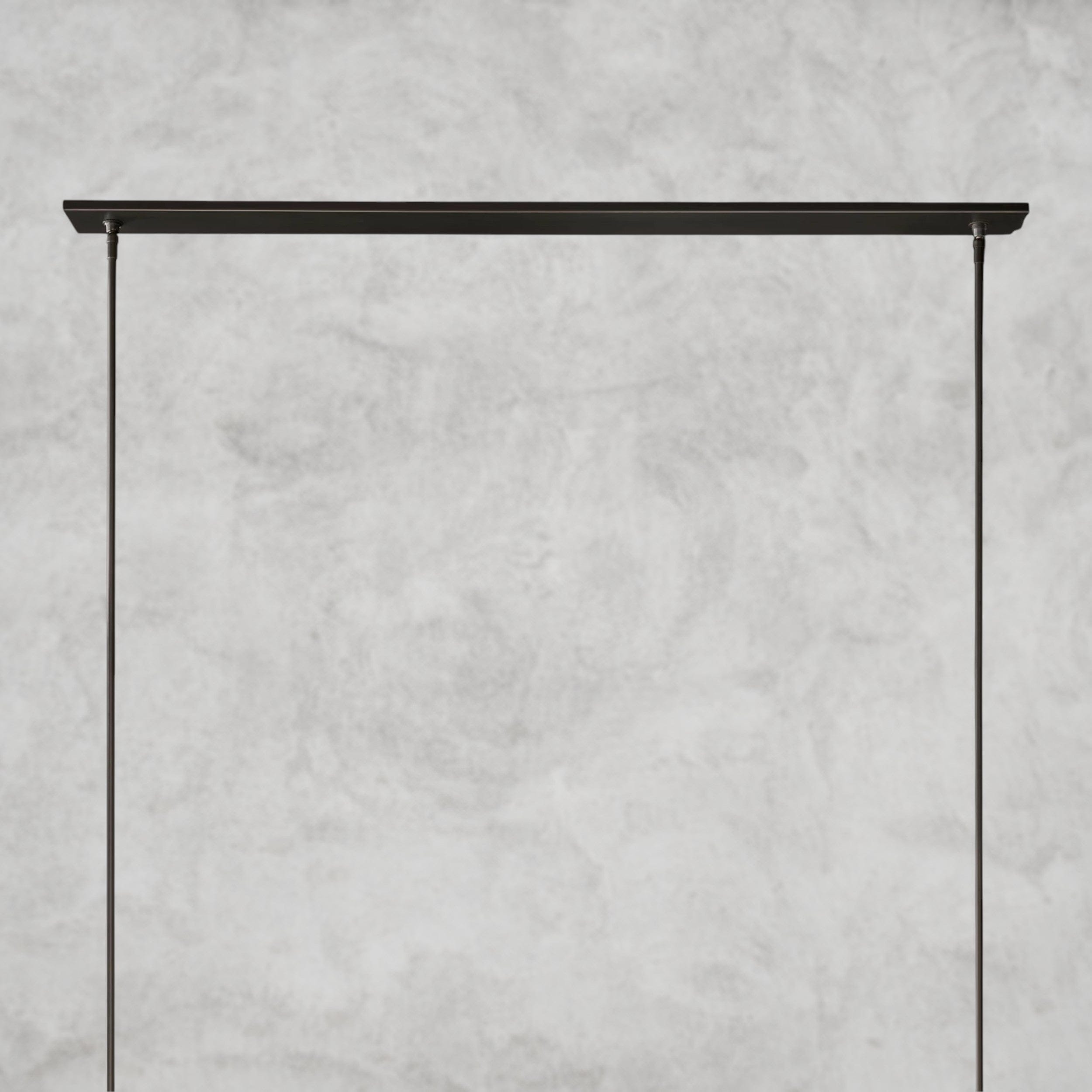 Ravelle Linear Milk Glass Chandelier 59