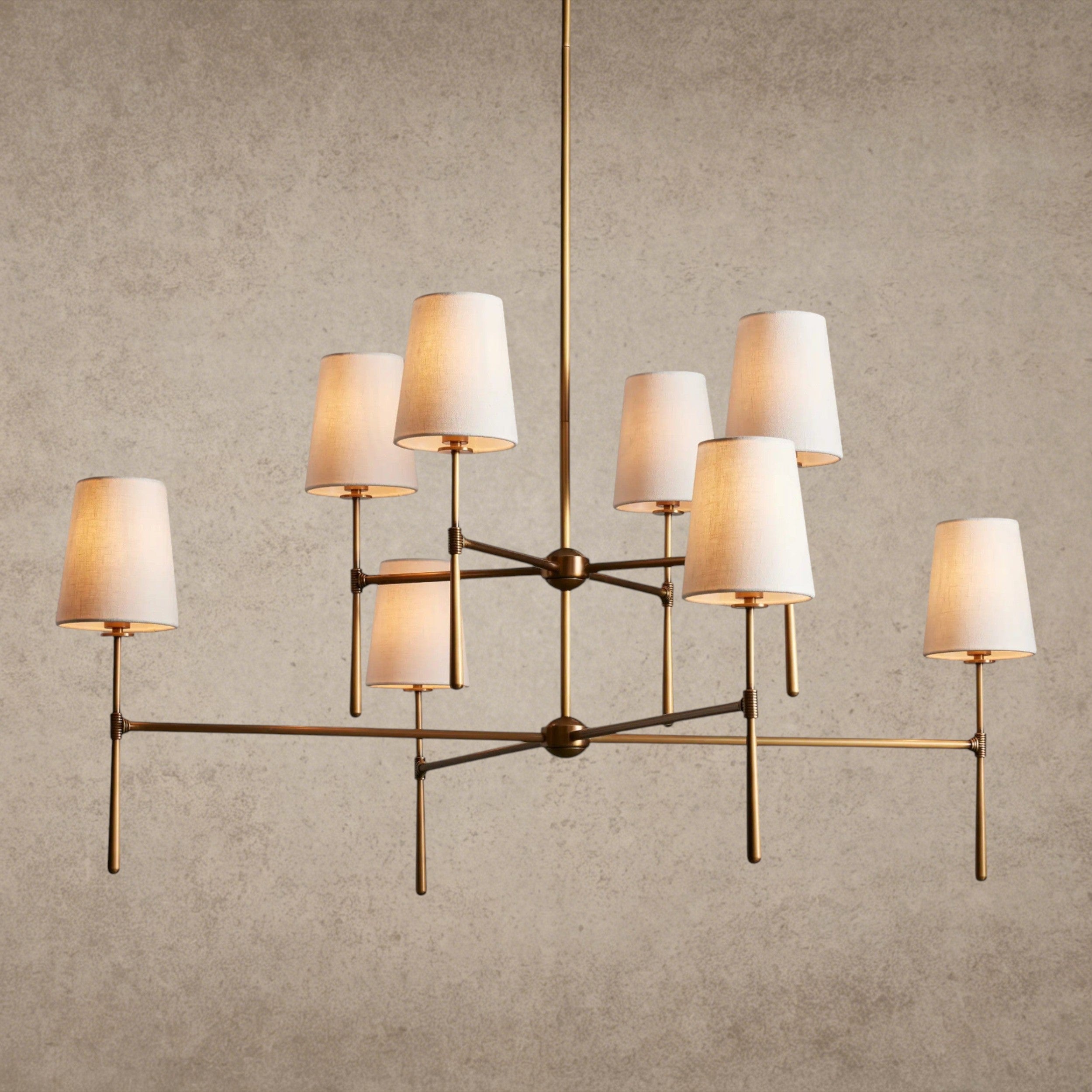 Brass Rhodes Chandelier