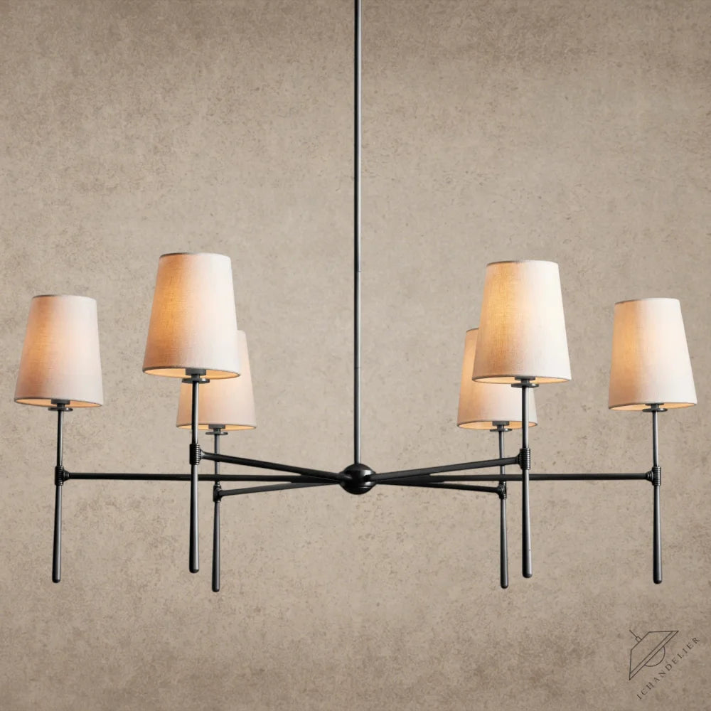Bronze Rhodes Round Chandelier