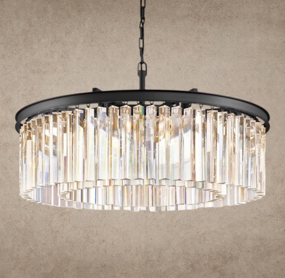 32" / Bronze Rhys Round Chandelier 32", 43"
