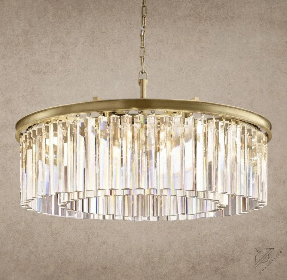 32" / Brass Rhys Round Chandelier 32", 43"