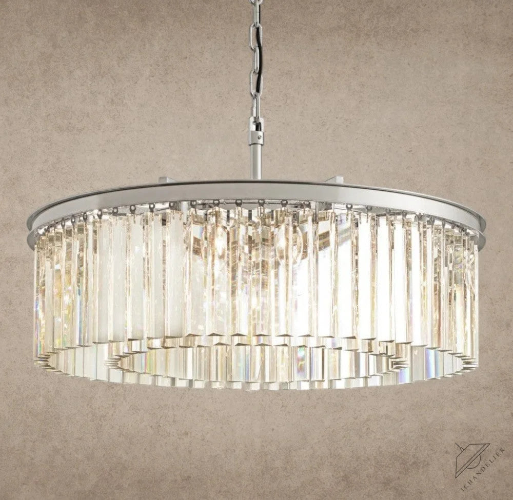 32" / Nickle Rhys Round Chandelier 32", 43"