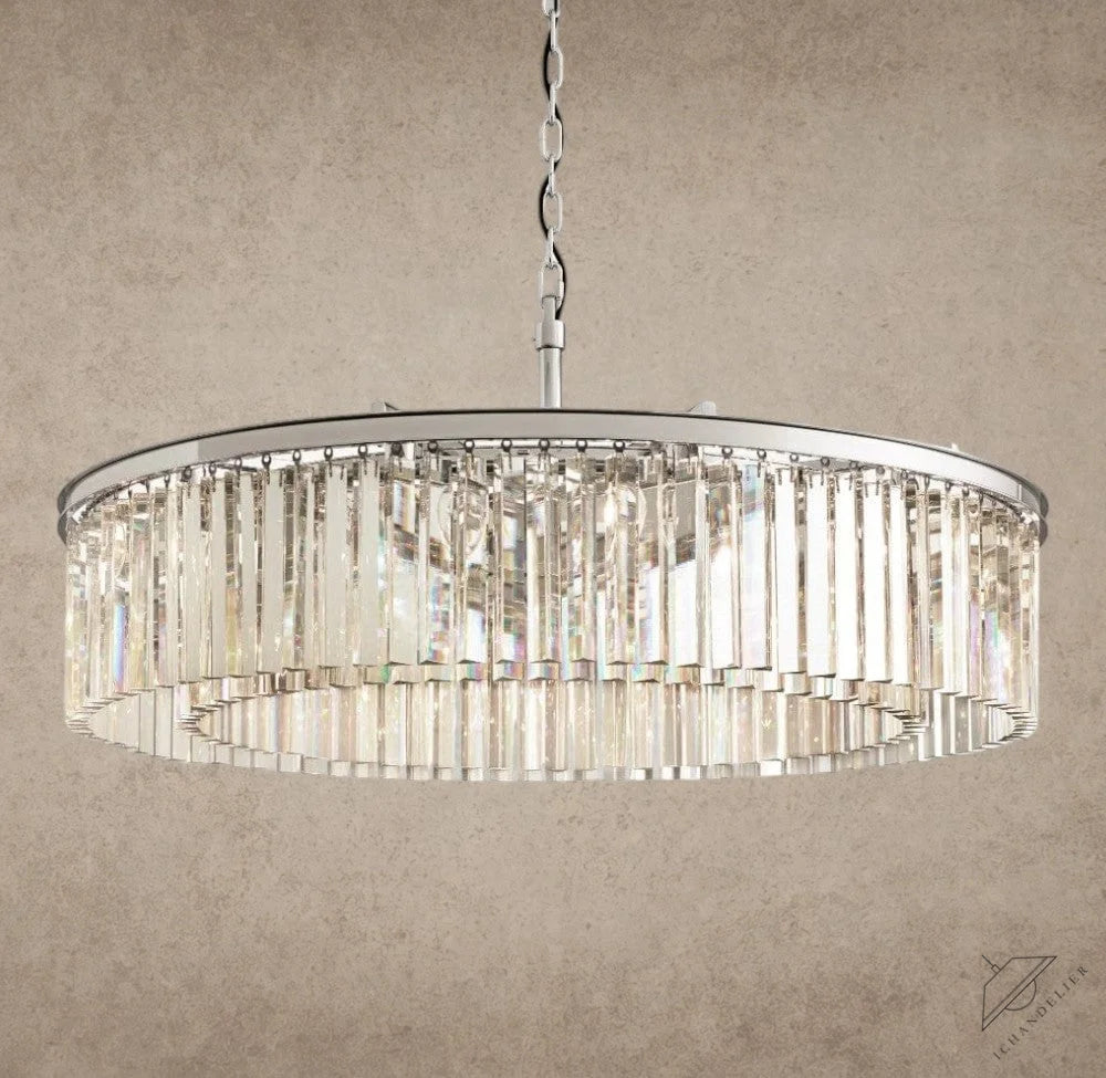 43" / Nickle Rhys Round Chandelier 32", 43"
