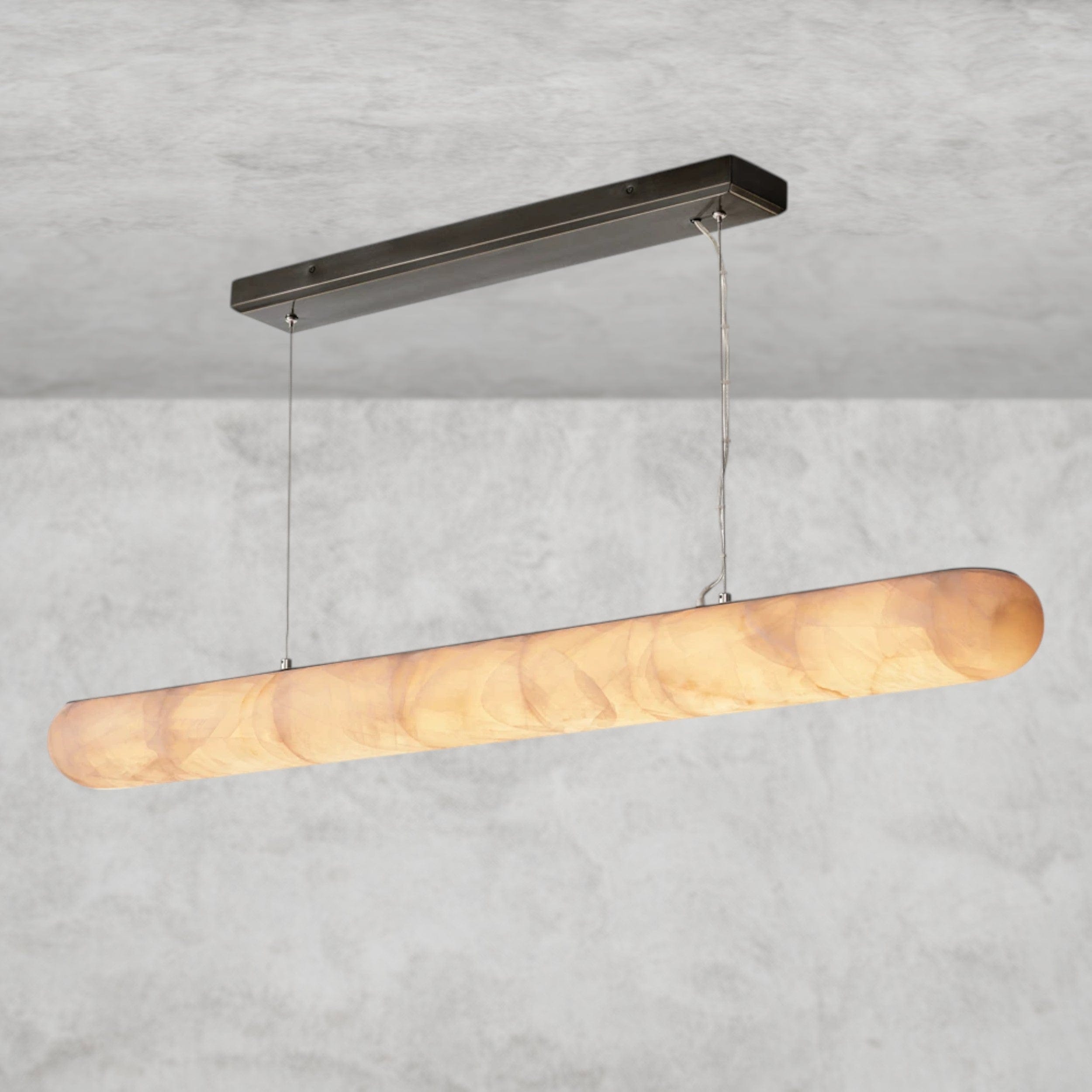 Rivage lisse linear chandelier 60", 80"