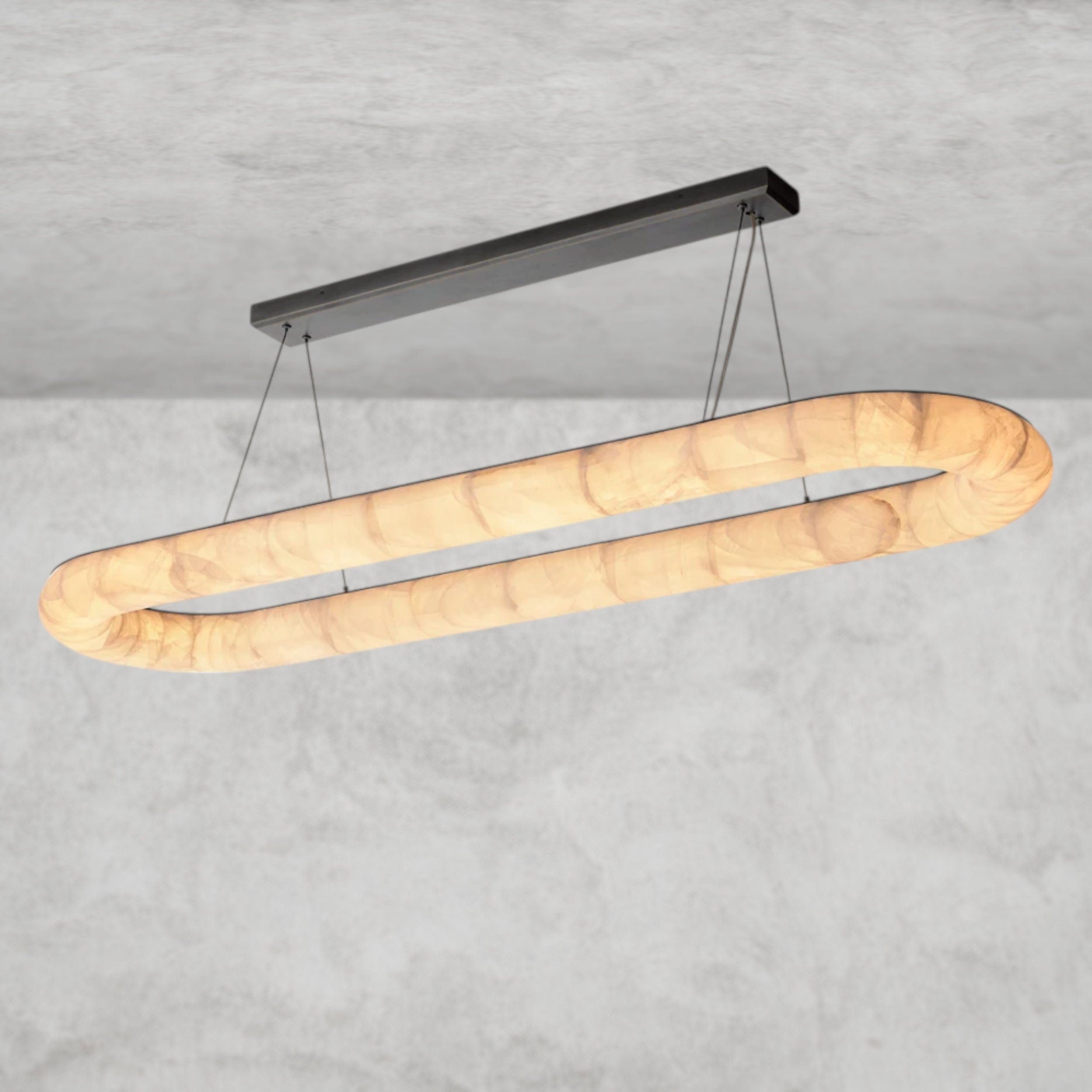 Rivage Lisse Oval Chandelier 57", 74"