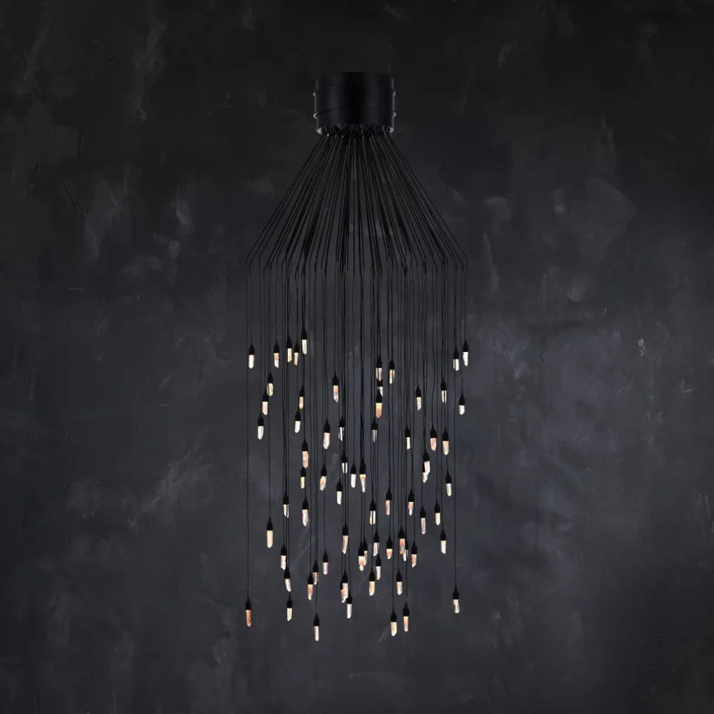 Rock Crystal Rain Small Flushmount