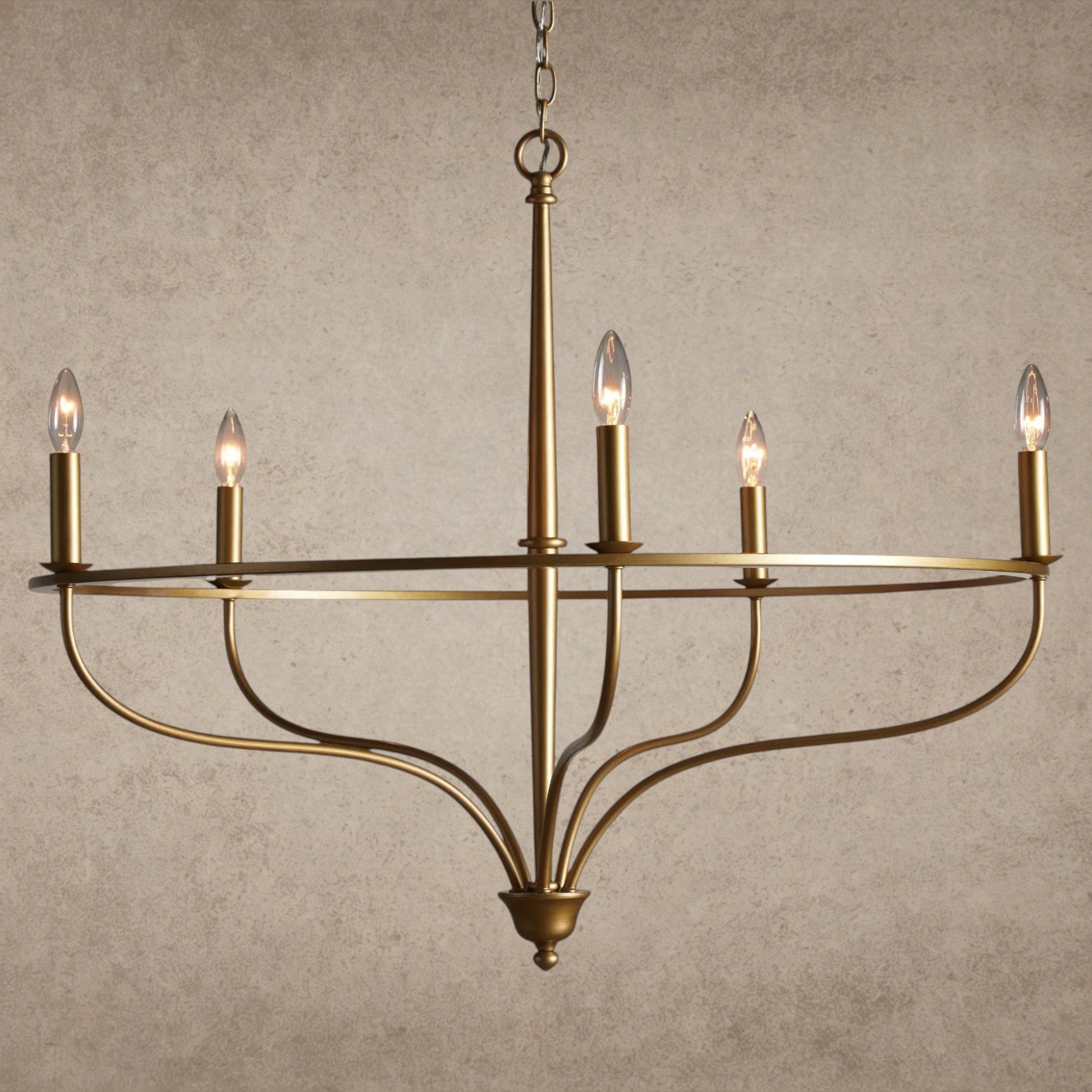 Brass Rosalind Chandelier