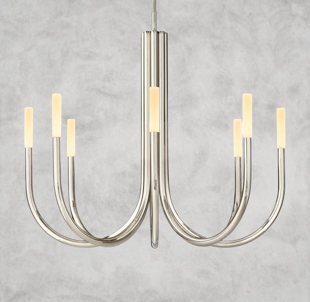 38" / Nickle Rousseau Round Chandelier 38", 50"