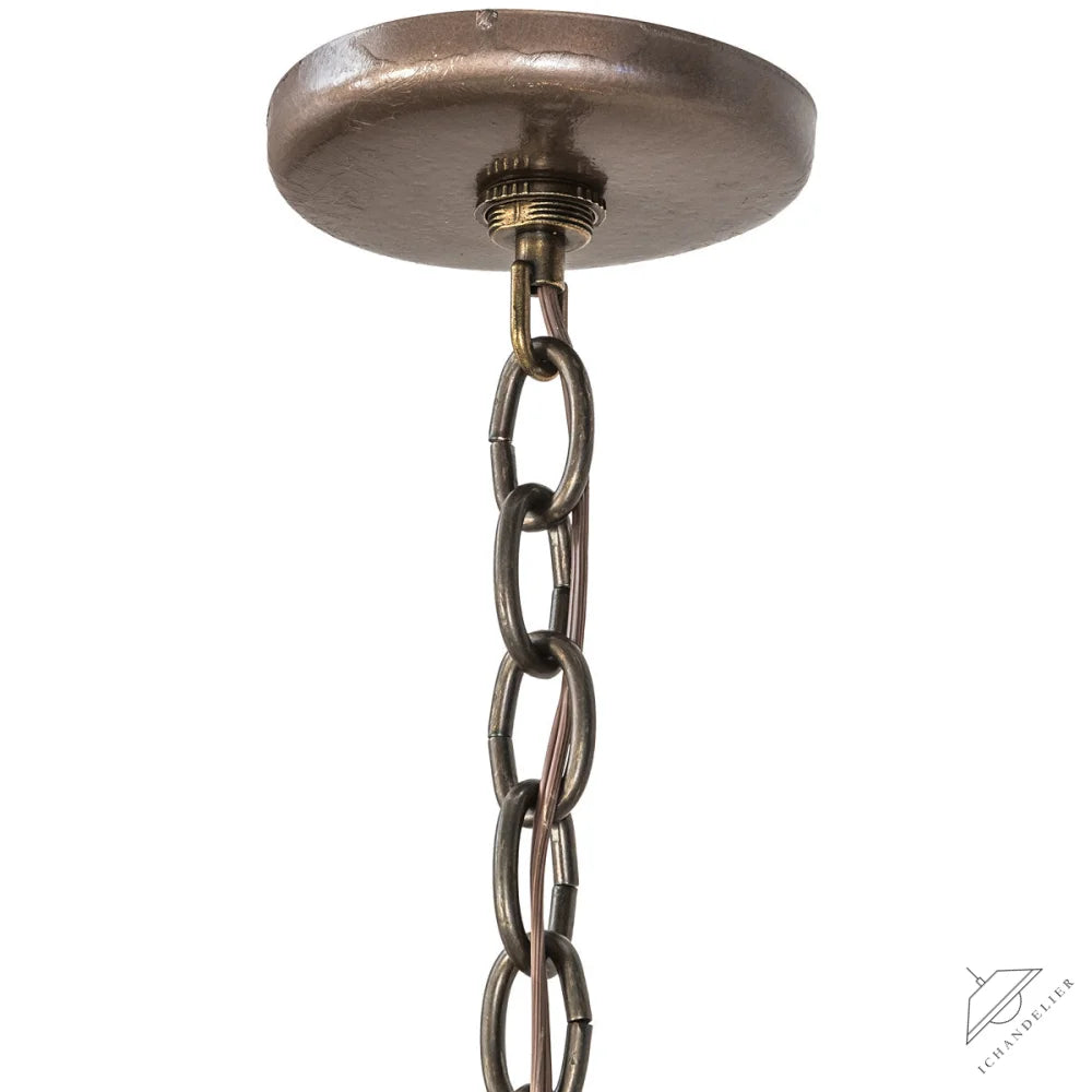 Rustic Lodge 12 - Light Chandelier 52"W