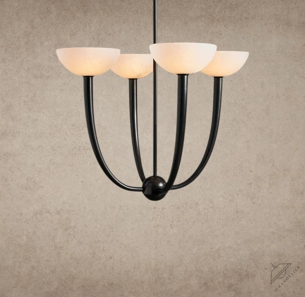 22" / Bronze Saguaro Alabaster Chandelier 22", 42"
