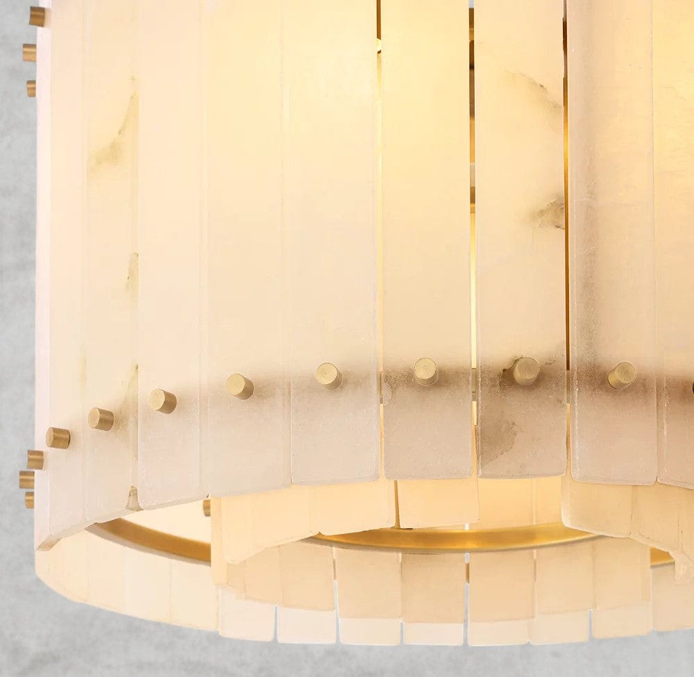 San Marco Alabaster Round Chandelier 22