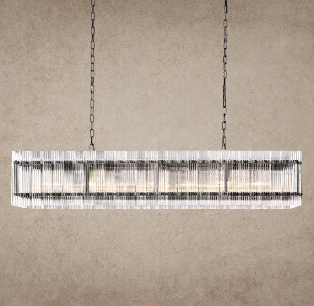 54" / Bronze San Marco Rectangular Chandelier 54", 72"
