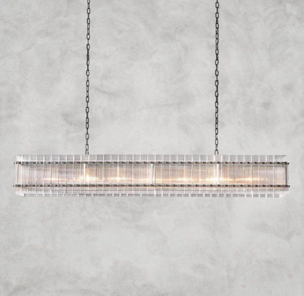 72" / Bronze San Marco Rectangular Chandelier 54", 72"