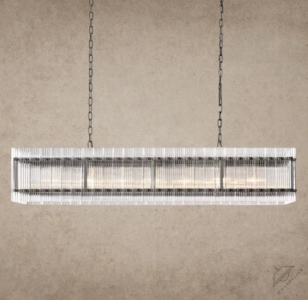 54" / Bronze San Marco Rectangular Chandelier 54", 72"