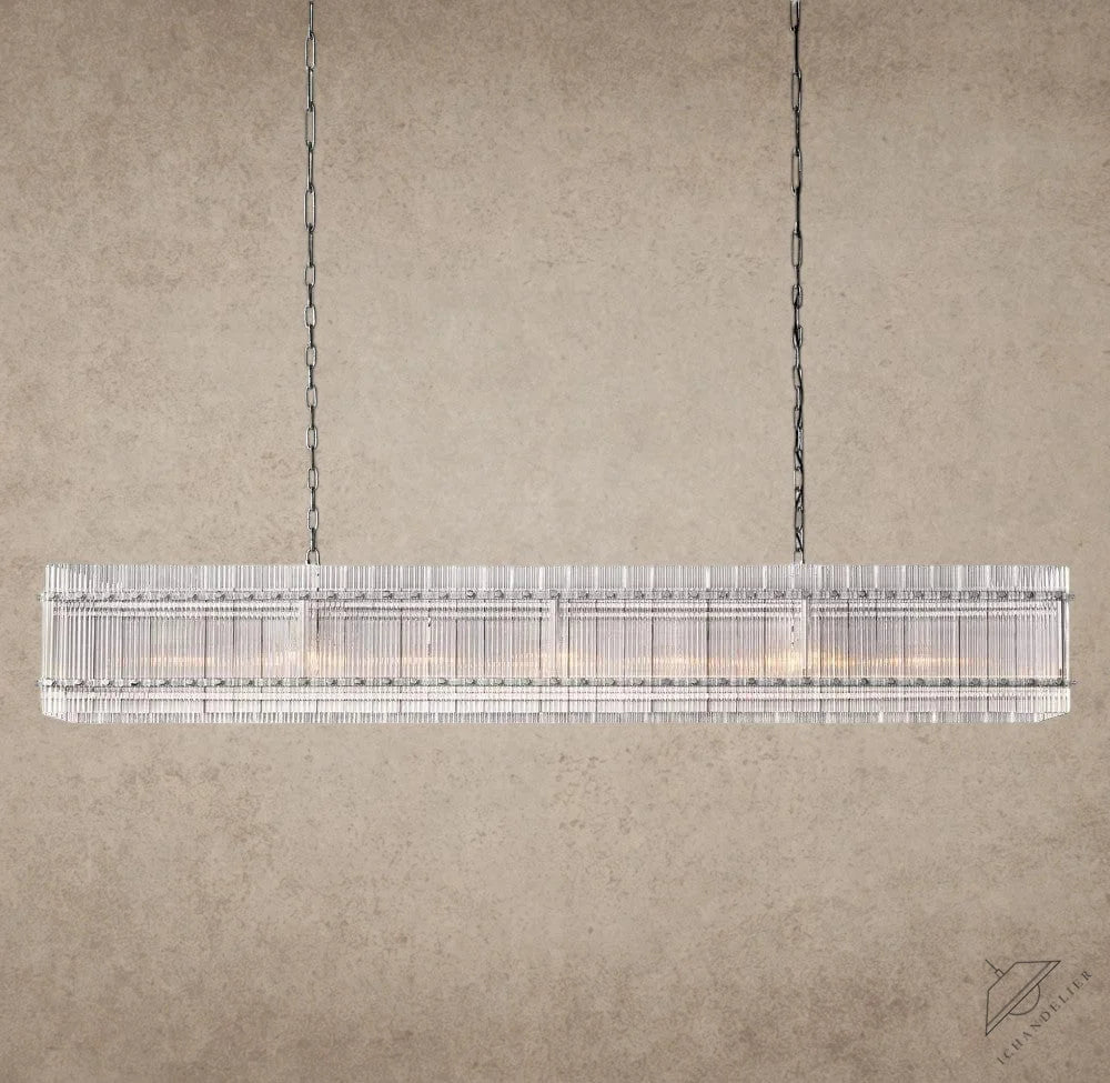 72" / Nickle San Marco Rectangular Chandelier 54", 72"