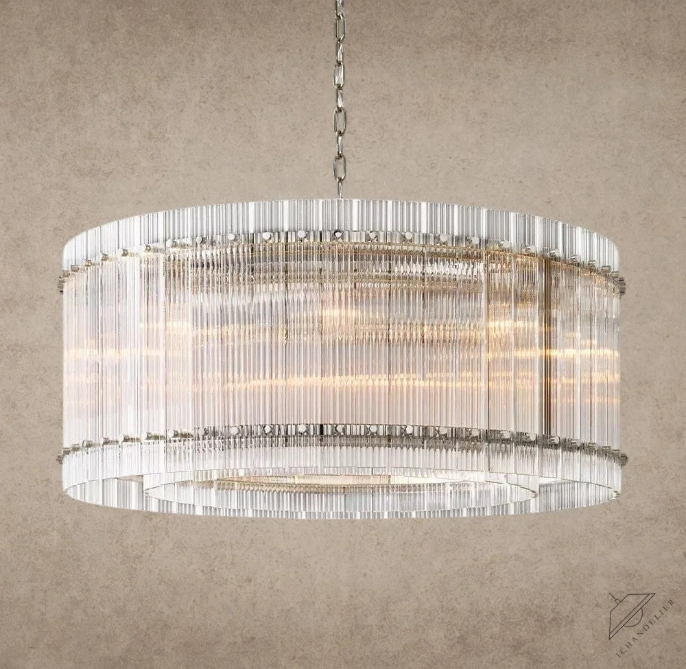 37" / Nickle San Marco Round Chandelier 22", 37", 48", 60"