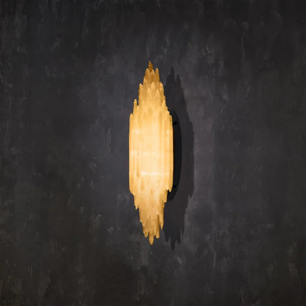Selenite Sconce