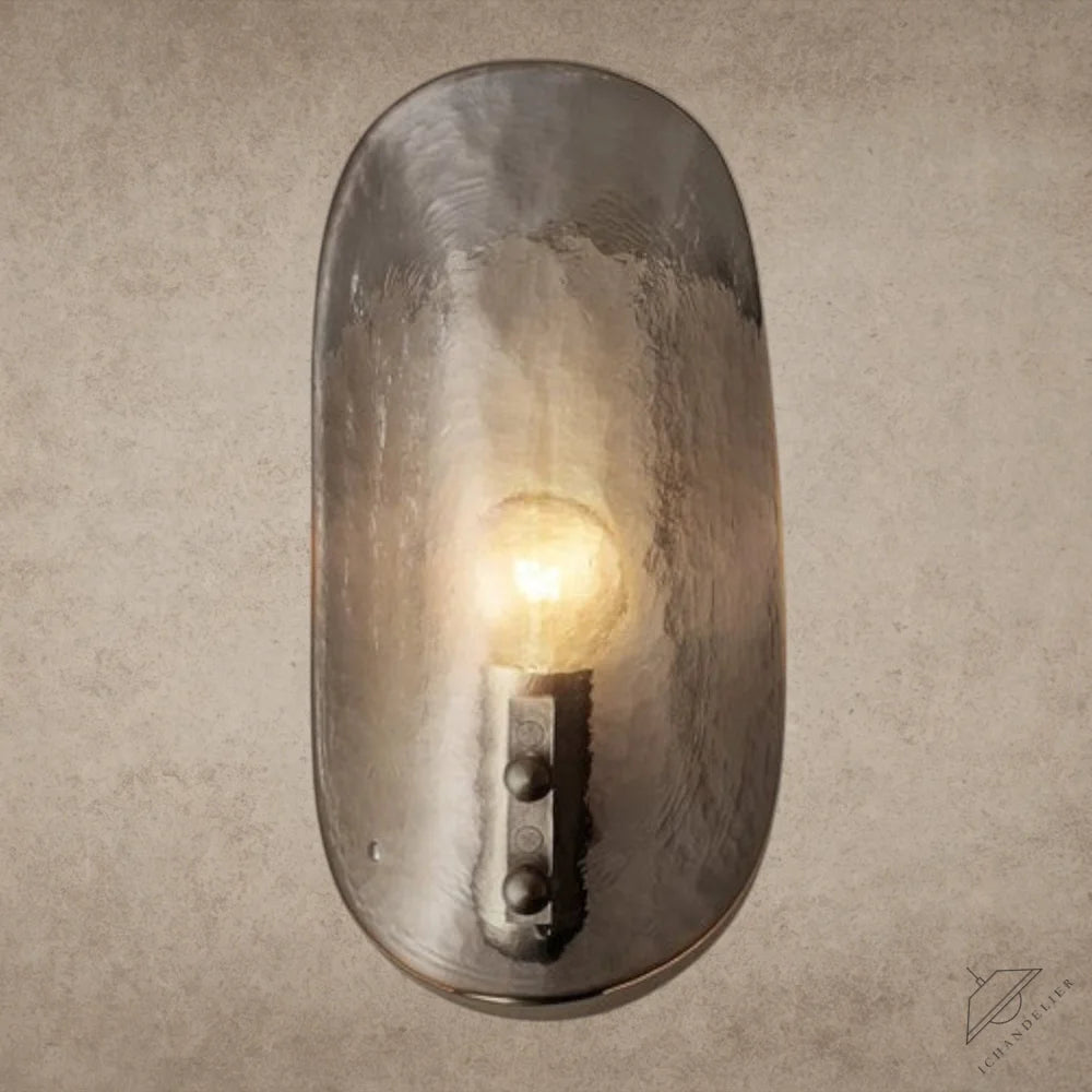Shell Smoke Glass Sconce
