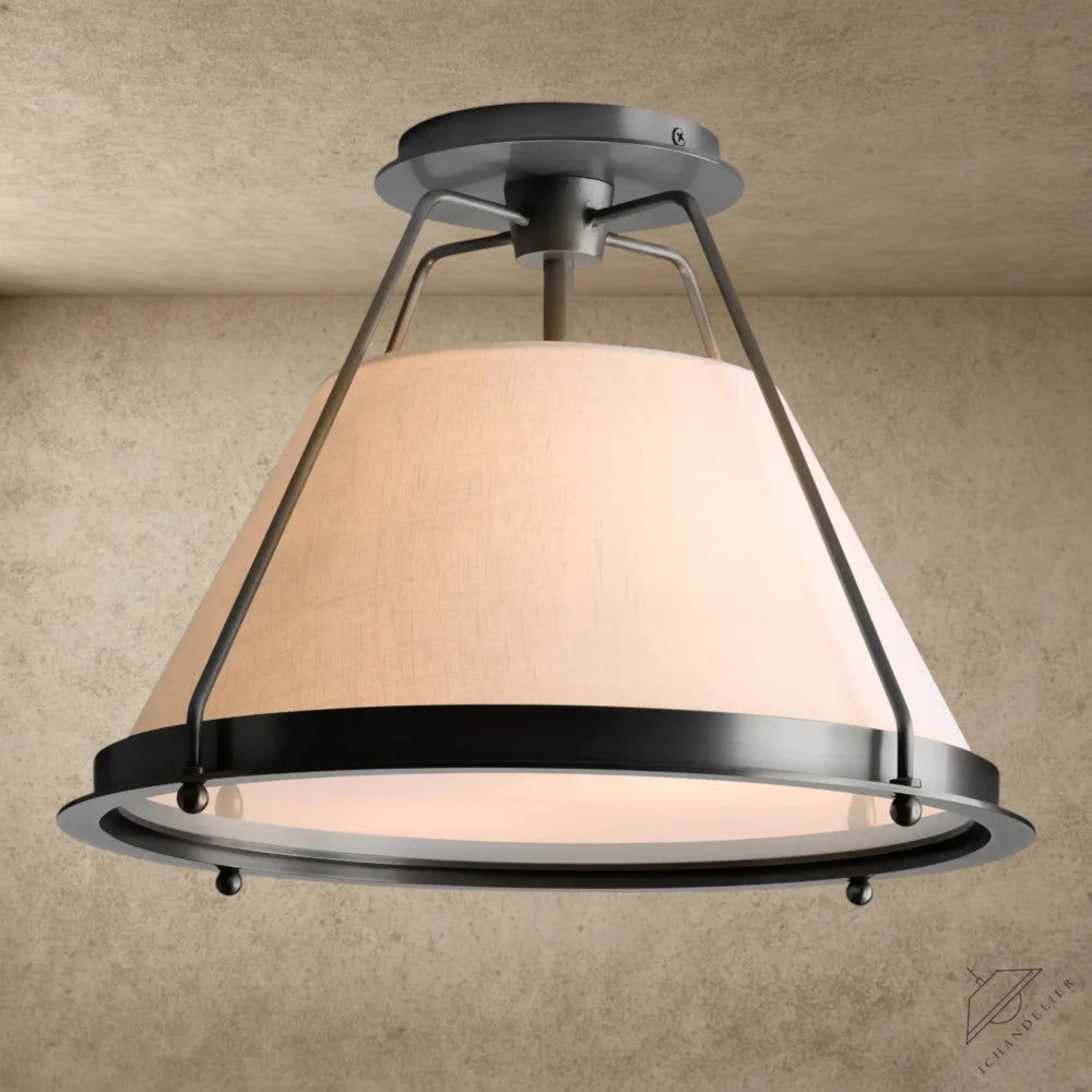 15" / Bronze Shelton Flush Mount 15", 21"