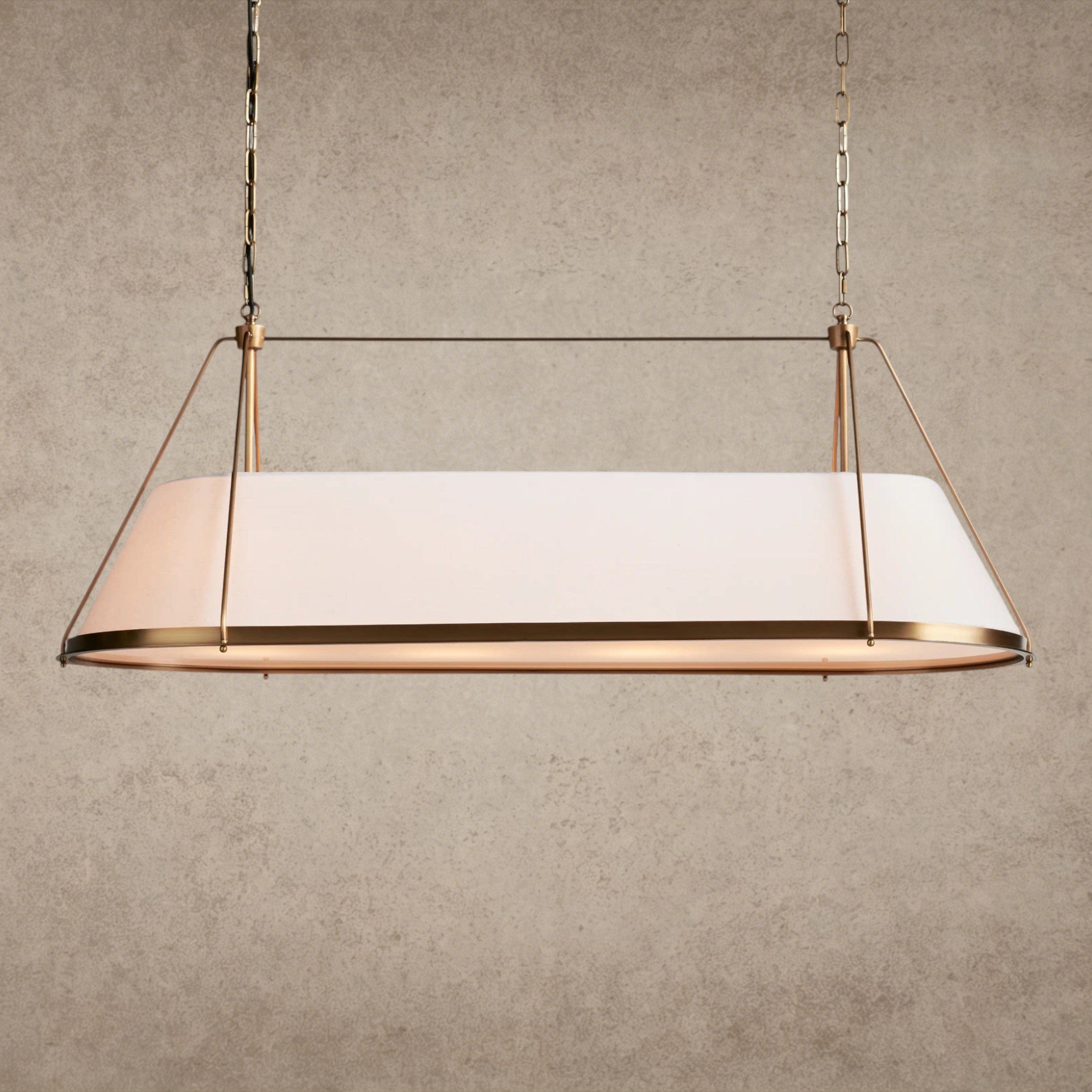 Brass Shelton Linear Chandelier