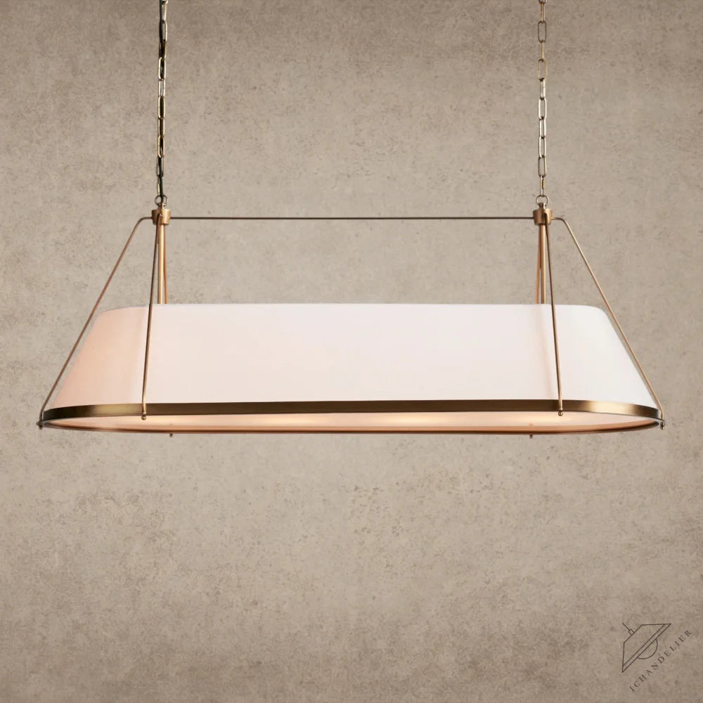 Brass Shelton Linear Chandelier