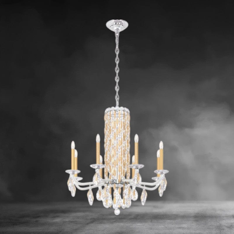 Heirloom Gold / Crystal Heritage Crystal Siena 8-light crystal chandelier30"