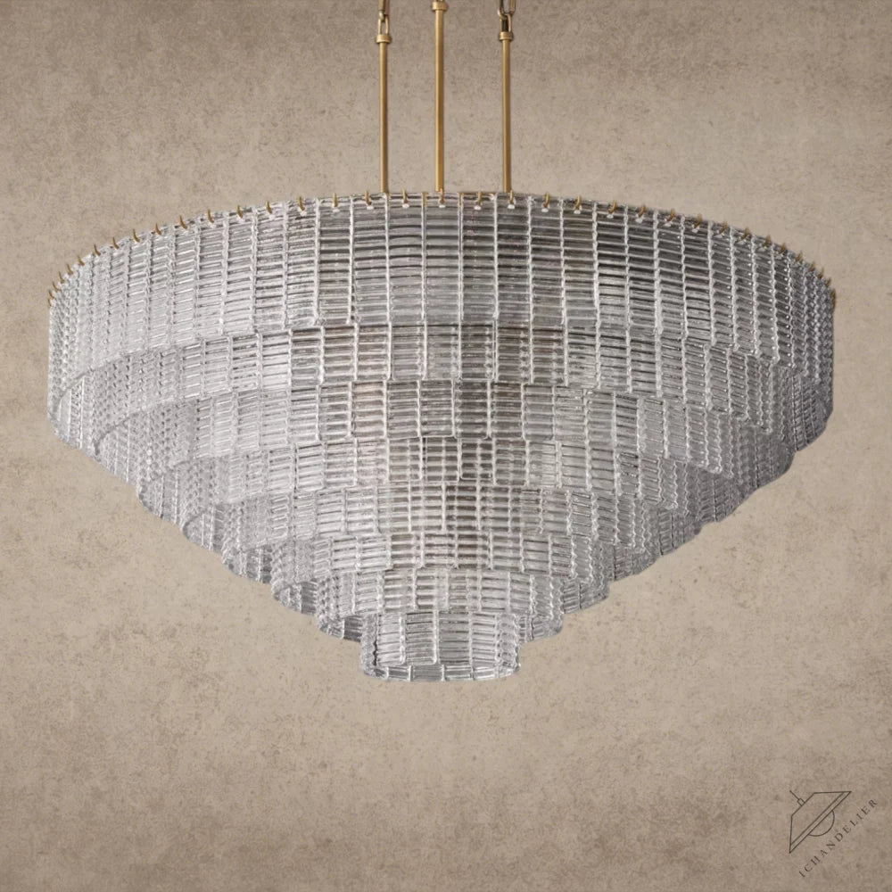 Sirene Clear Glass Round Chandelier 41 inch, 52 inch, 65 inch