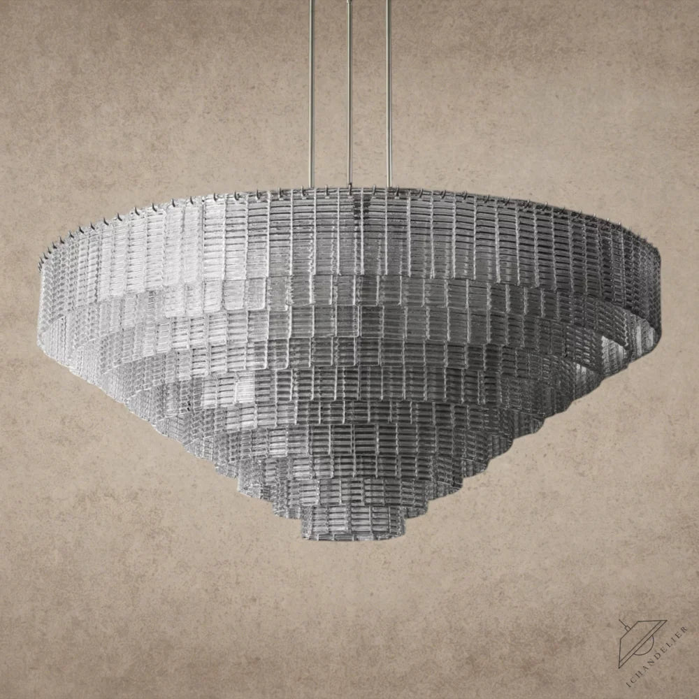 Sirene Clear Glass Round Chandelier 41 inch, 52 inch, 65 inch