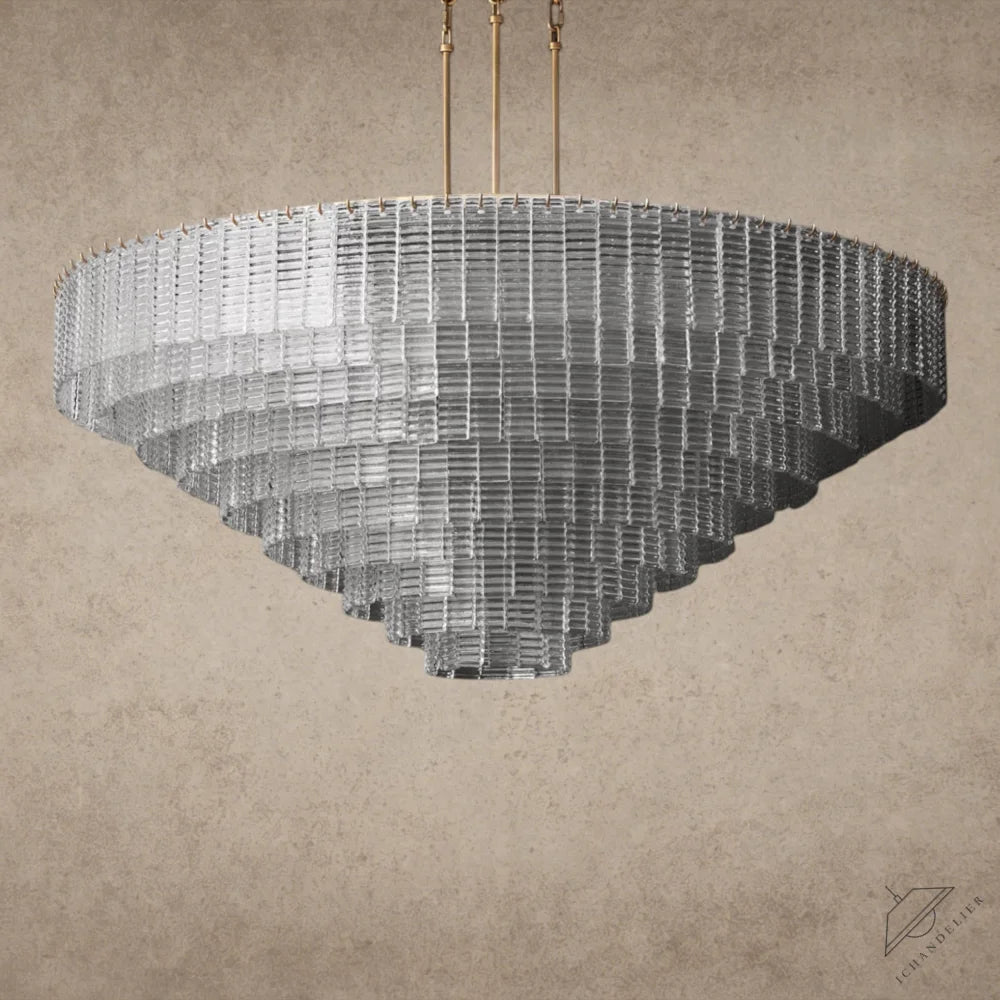 Sirene Clear Glass Round Chandelier 41 inch, 52 inch, 65 inch