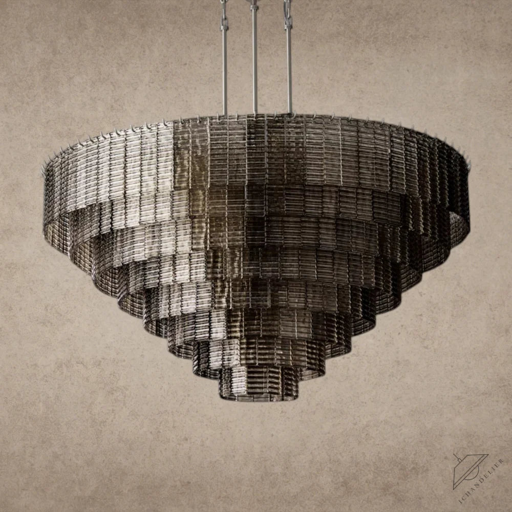 Sirene Smoke Glass Round Chandelier 41 inch, 52 inch, 65 inch