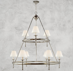 Classic Two-Tier Ring Chandelier