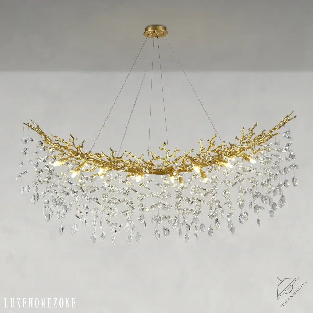 Solara Rectangular Tree Branch Chandelier 55 inch 72 inch Tree Branch