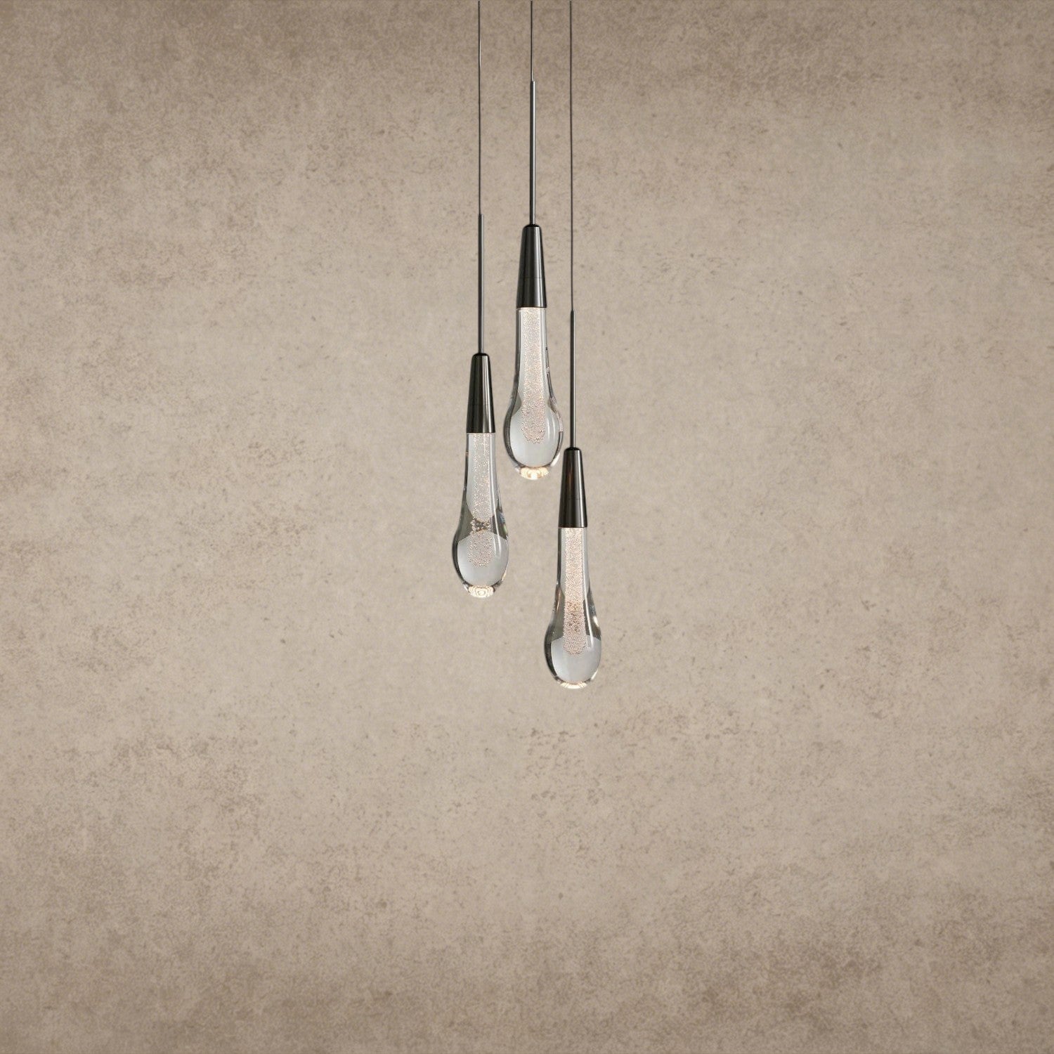 Bronze Soltaire Cluster Pendant