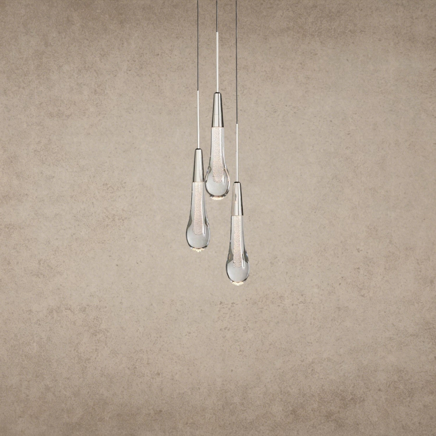Nickle Soltaire Cluster Pendant
