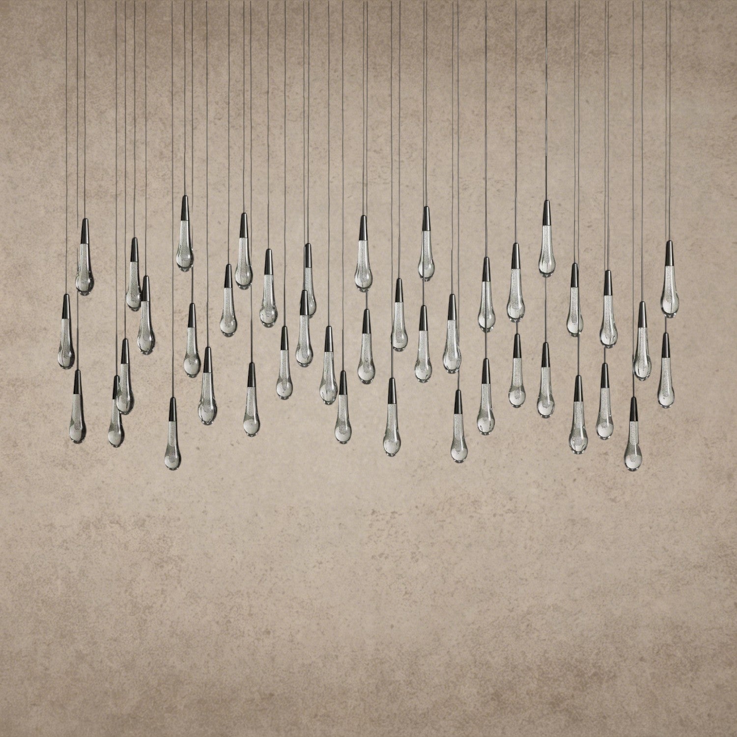 Soltaire Linear Chandelier 37", 50", 60", 70"